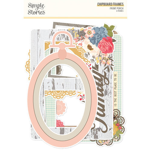 Simple Stories - Front Porch Collection - Chipboard Frames