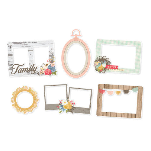 Simple Stories - Front Porch Collection - Chipboard Frames