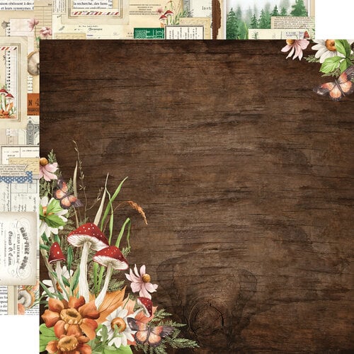 Simple Stories - Simple Vintage Woodlands Collection - 12 x 12 Double Sided Paper - View From Here