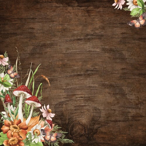 Simple Stories - Simple Vintage Woodlands Collection - 12 x 12 Double Sided Paper - View From Here