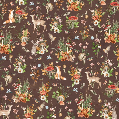 Simple Stories - Simple Vintage Woodlands Collection - 12 x 12 Double Sided Paper - Hello Nature