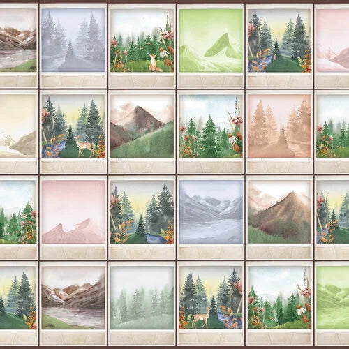 Simple Stories - Simple Vintage Woodlands Collection - 12 x 12 Double Sided Paper - Open Road