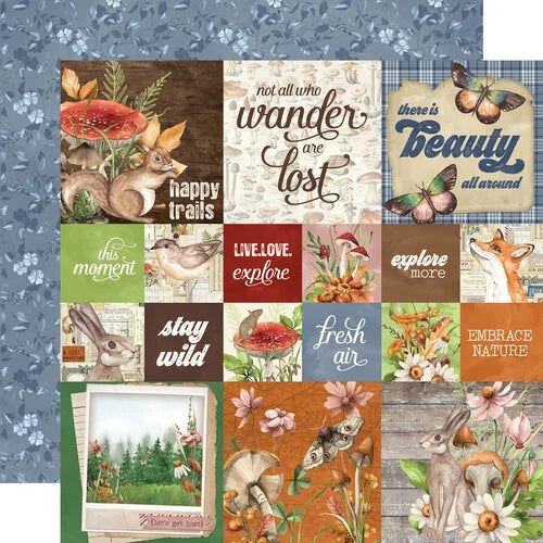 Simple Stories - Simple Vintage Woodlands Collection - 12 x 12 Double Sided Paper - 2 x 2 And 4 x 4 Elements