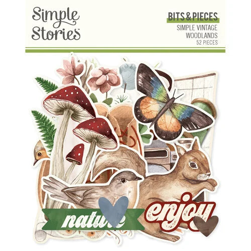 Simple Stories - Simple Vintage Woodlands Collection - Bits And Pieces