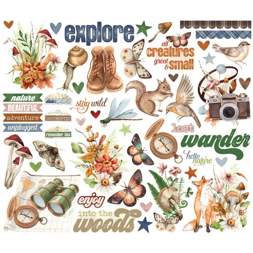 Simple Stories - Simple Vintage Woodlands Collection - Bits And Pieces