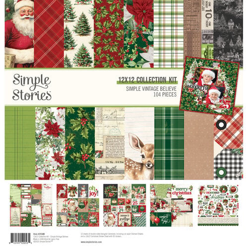 Simple Stories - Simple Vintage Believe - 12x12 Collection Kit
