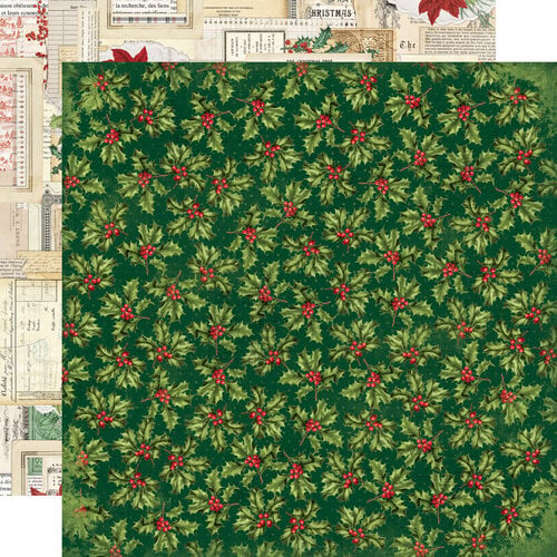 Simple Stories - Simple Vintage Believe - 12x12 Double Sided Paper - Holiday Traditions