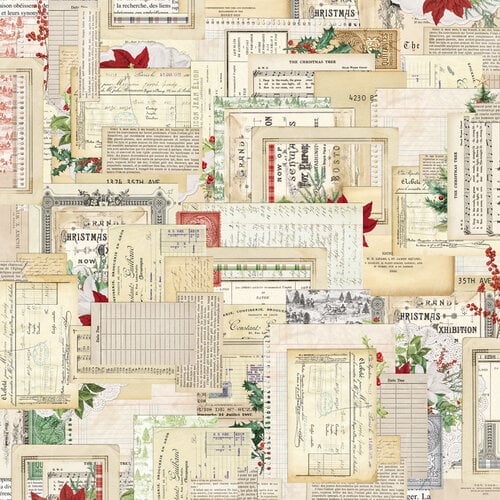 Simple Stories - Simple Vintage Believe - 12x12 Double Sided Paper - Holiday Traditions