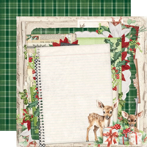 Simple Stories - Simple Vintage Believe - 12x12 Double Sided Paper - Filled With Wonder