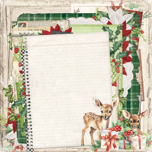 Simple Stories - Simple Vintage Believe - 12x12 Double Sided Paper - Filled With Wonder
