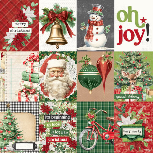 Simple Stories - Simple Vintage Believe - 12x12 Double Sided Paper - 3x4 Elements