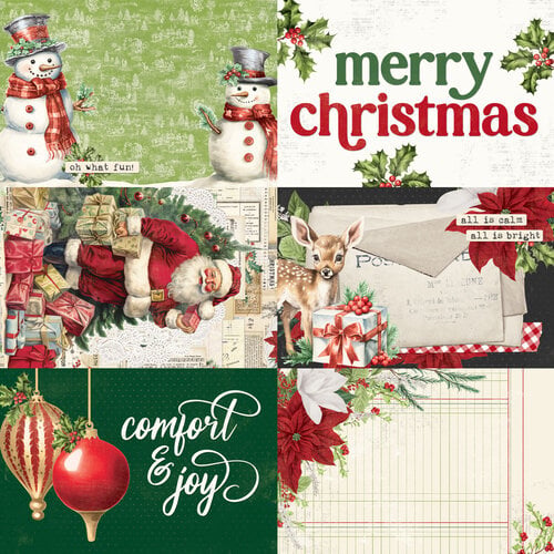 Simple Stories - Simple Vintage Believe - 12x12 Double Sided Paper - 4x6 Elements