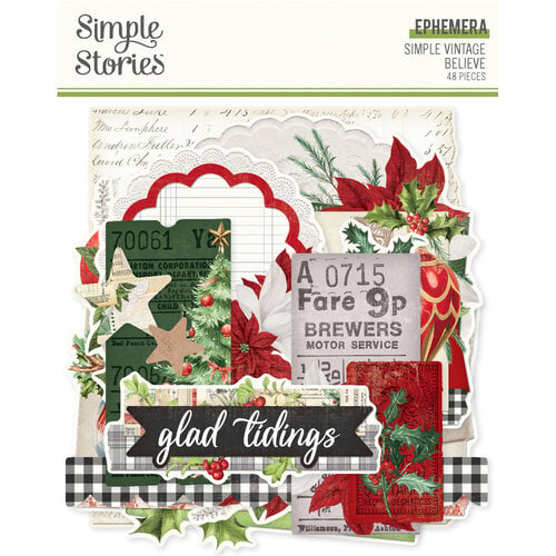 Simple Stories - Simple Vintage Believe - Ephemera