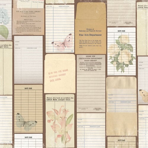 Simple Stories - Simple Vintage Junk Drawer - 12 x 12 Double Sided Paper - Beauty In The Details
