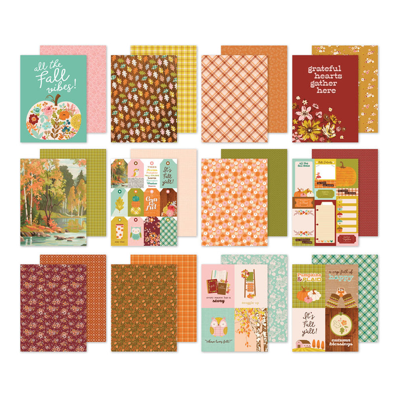 Simple Stories - Pumpkins & Plaid - 6 x 8 Paper Pad