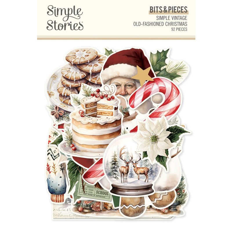 Simple Stories - Simple Vintage Old-Fashioned Christmas - Bits And Pieces