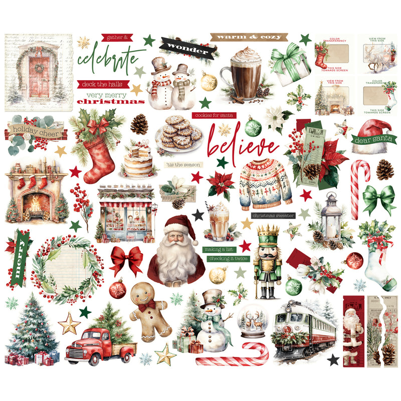 Simple Stories - Simple Vintage Old-Fashioned Christmas - Bits And Pieces