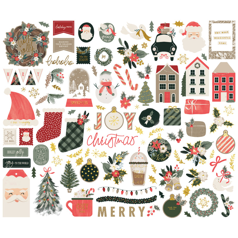 Simple Stories - Mistletoe & Holly - Bits And Pieces