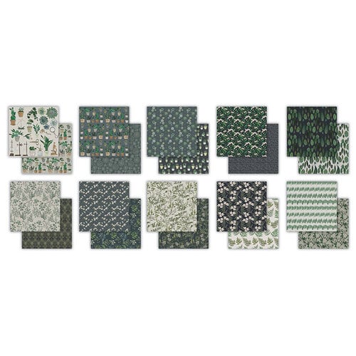 Craft Consortium - Botany Boutique Collection - 6 x 6 Paper Pad