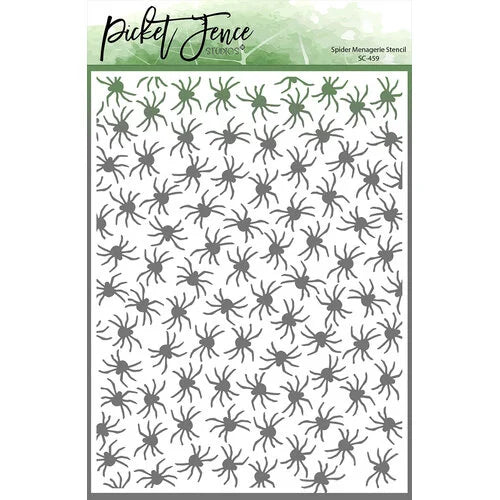Picket Fence Studios - Stencils - Spider Menagerie