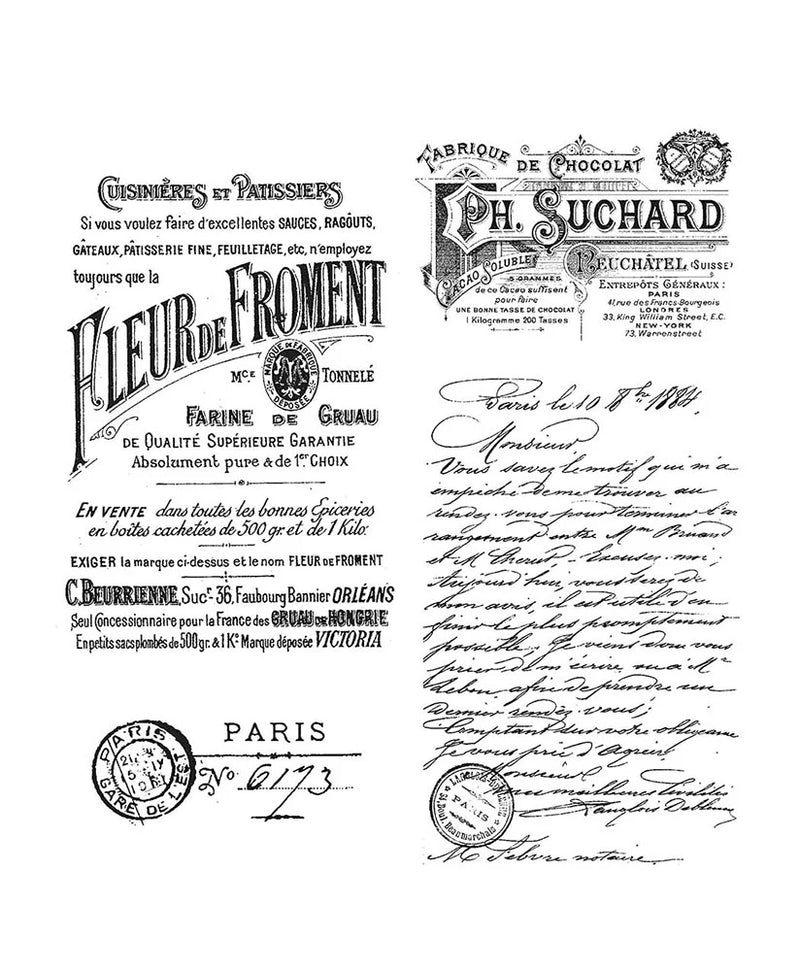 Stampers Anonymous - Tim Holtz - Cling Mounted Rubber Stamps - French Marketplace