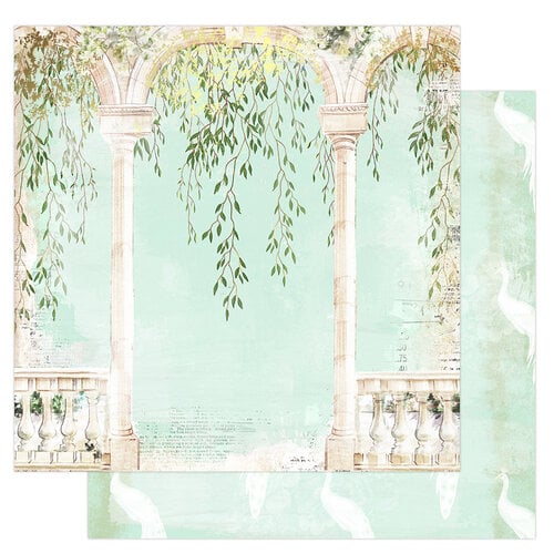 Prima - The Plant Department Collection - 12 x 12 Double Sided Paper - Windy Vines