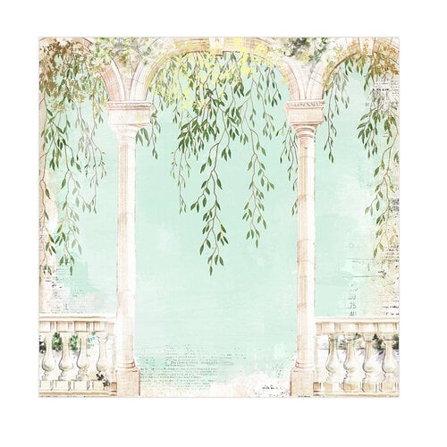 Prima - The Plant Department Collection - 12 x 12 Double Sided Paper - Windy Vines