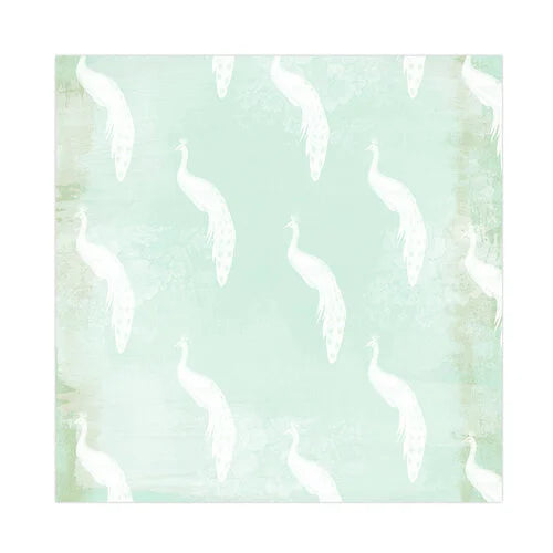 Prima - The Plant Department Collection - 12 x 12 Double Sided Paper - Windy Vines