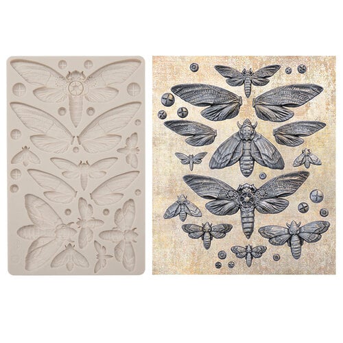 Prima Marketing - Finnabair Collection - Moulds - Nocturnal Insects