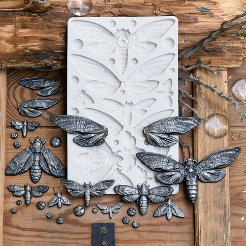 Prima Marketing - Finnabair Collection - Moulds - Nocturnal Insects