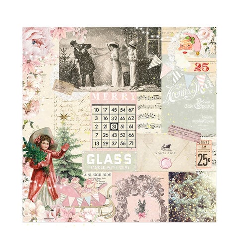 Prima - Christmas Market Collection - 12 x 12 Double Sided Paper - North Pole Magic