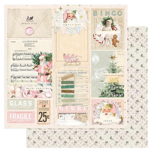 Prima - Christmas Market Collection - 12 x 12 Double Sided Paper - Sweet Holiday