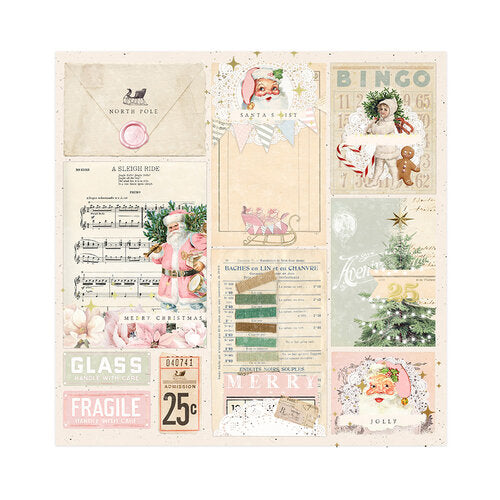 Prima - Christmas Market Collection - 12 x 12 Double Sided Paper - Sweet Holiday