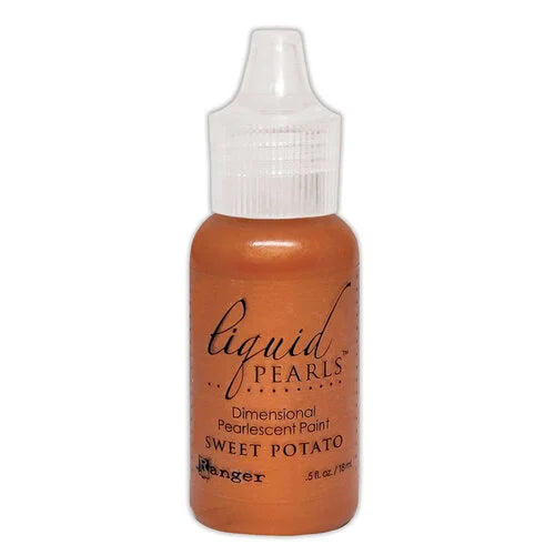 Ranger Ink - Liquid Pearls - Dimensional Paint - Sweet Potato