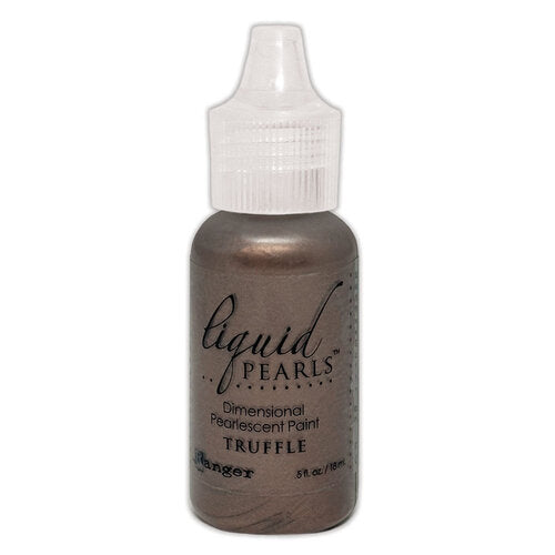 Ranger Ink - Liquid Pearls - Dimensional Paint - Truffle