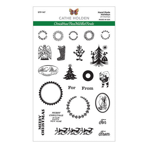 Spellbinders - Clear Photopolymer Stamps - Hand Made Holidays