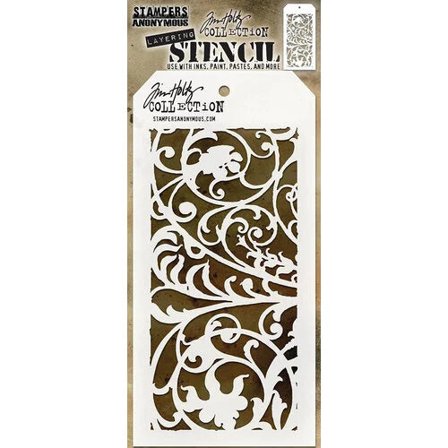 Stampers Anonymous - Tim Holtz - Layering Stencil - Ironwork