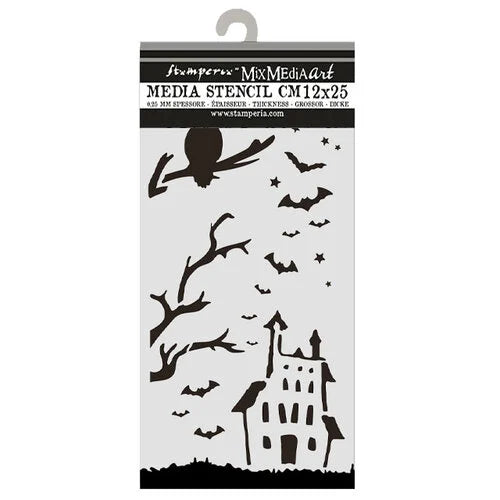 Stamperia - Halloween Collection - Stencils - Haunted House