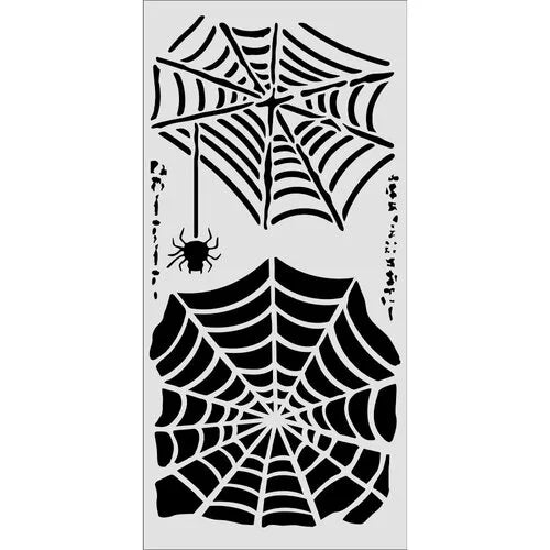 Stamperia - Halloween Collection - Stencils - Spider Webs