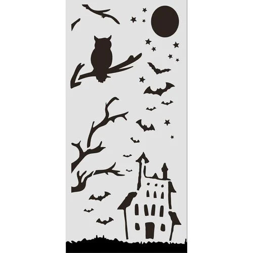 Stamperia - Halloween Collection - Stencils - Haunted House