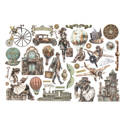 Stamperia - Voyages Fantastiques - Ephemera