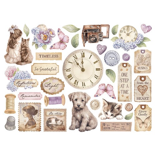 Stamperia - Quiet Days - Assorted Die Cuts