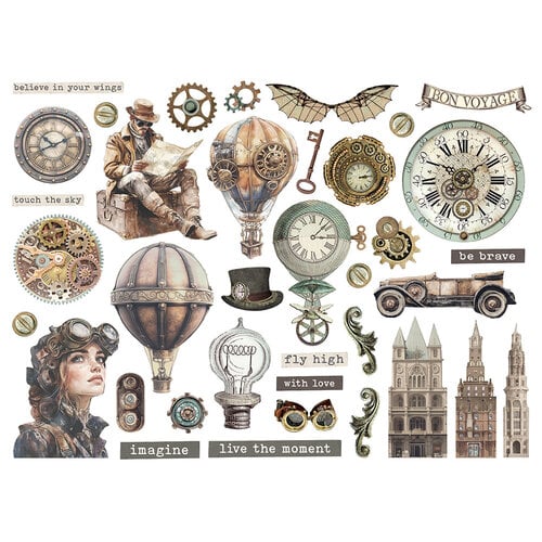 Stamperia - Voyages Fantastiques - Assorted Die Cuts