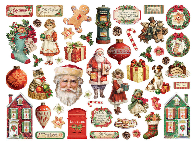 Stamperia - Classic Christmas - Assorted Die Cuts