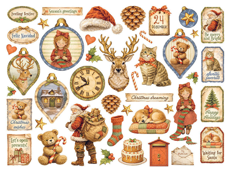 Stamperia - Silent Night - Assorted Die Cuts