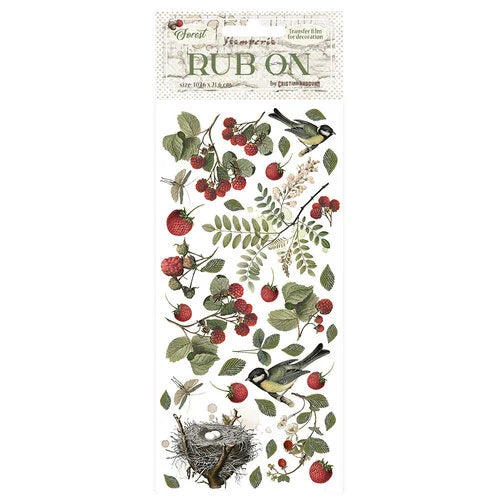Stamperia - Forest Collection - Rub-On Transfers - Bird and Nest