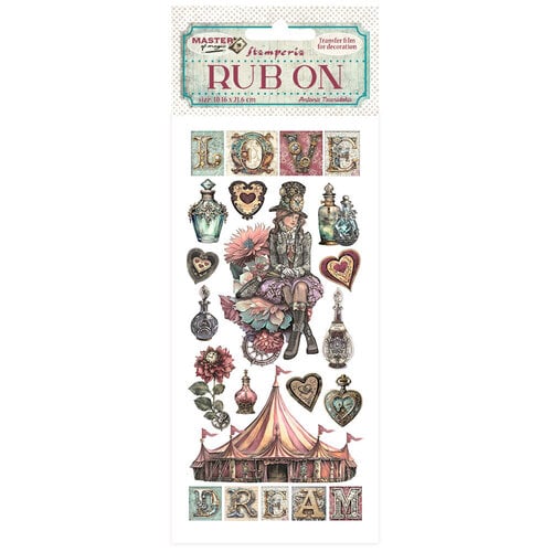Stamperia - Master Of Magic Collection - Rub-On Transfers - Circus