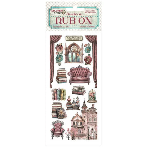 Stamperia - Master Of Magic Collection - Rub-On Transfers - House Furnishings