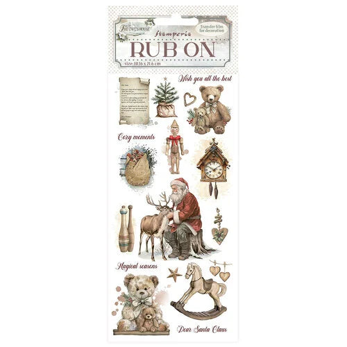 Stamperia - The Owl's House - Rub-On Transfers - Teddy Bears