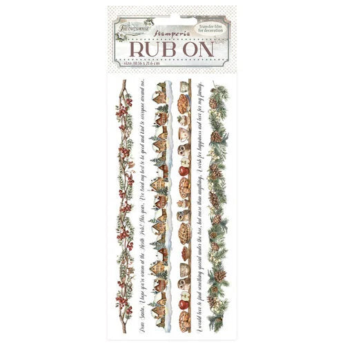 Stamperia - The Owl's House - Rub-On Transfers - Stripes